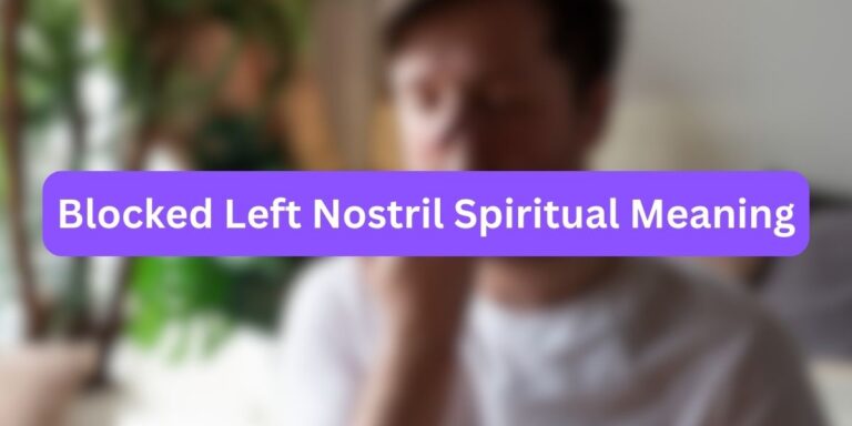 Blocked Left Nostril Spiritual Meaning (Myths to Know)