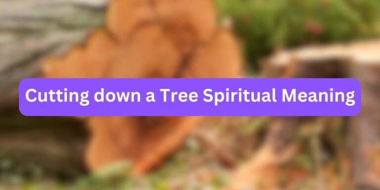 Cutting Down a Tree Spiritual Meaning (Must Read)