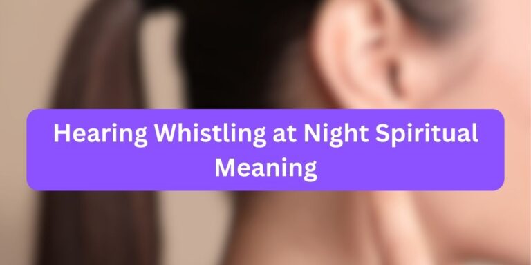 Hearing Whistling at Night Spiritual Meaning (Myths)