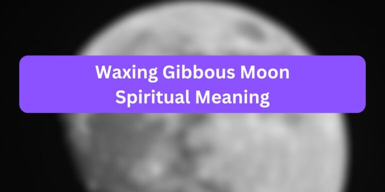 Waxing Gibbous Moon Spiritual Meaning (with Example)