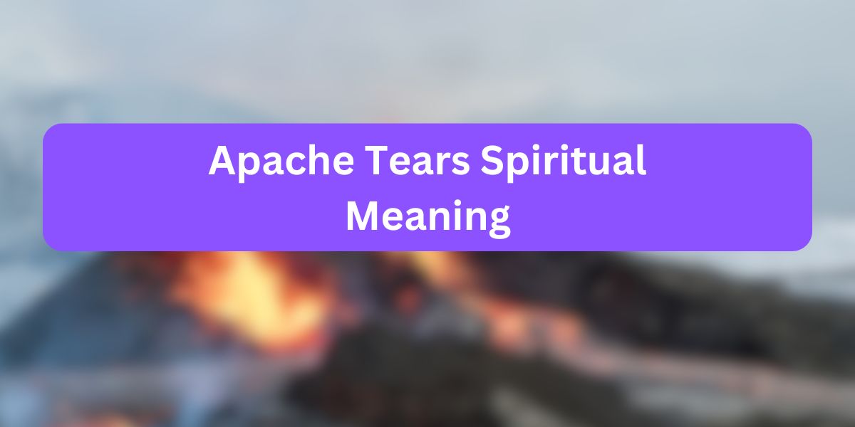 Apache Tears Spiritual Meaning