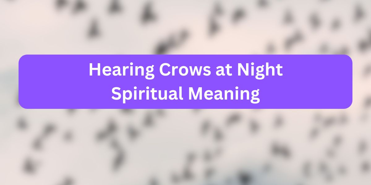 Hearing Crows at Night Spiritual Meaning