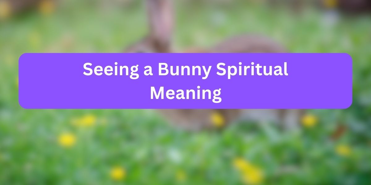 Seeing a Bunny Spiritual Meaning